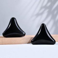 Black Obsidian Back Massager Foot Acupressure Massage Tools - yuelf