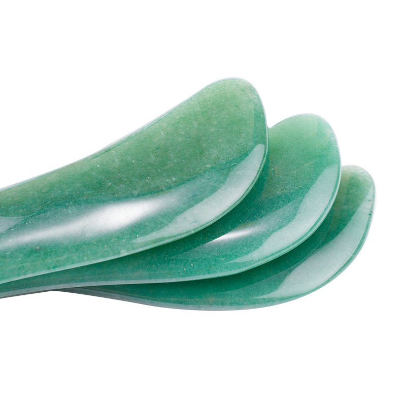 S Shaped Natural Green Aventurine Gua Sha Tools - yuelf