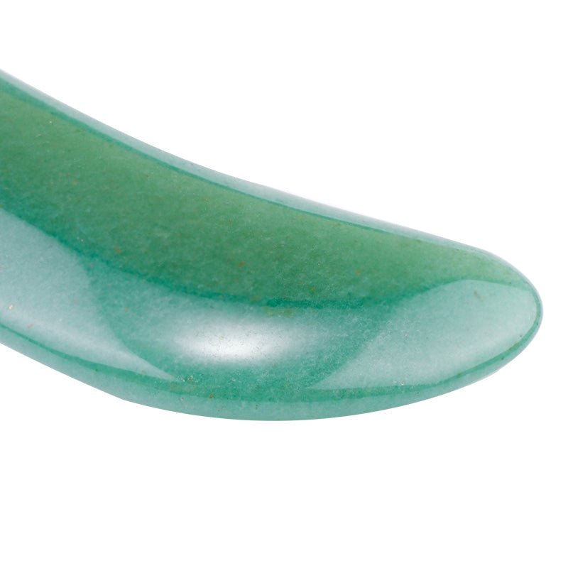 S Shaped Natural Green Aventurine Gua Sha Tools - yuelf