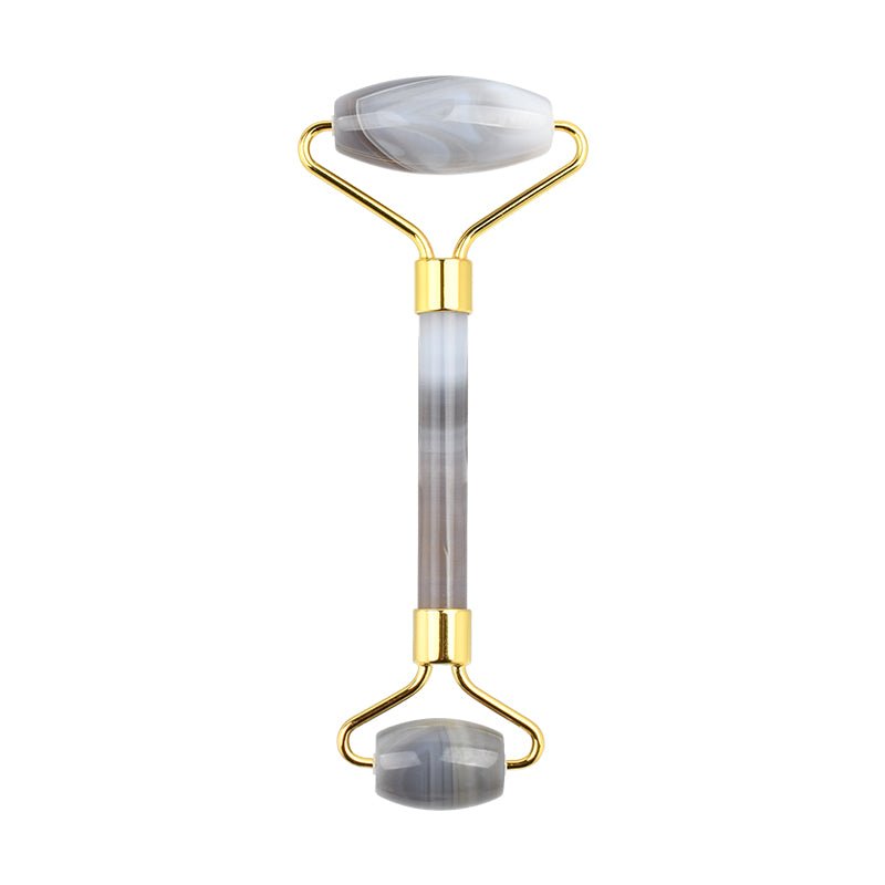 Natural Grey Agate Face Roller Wholesale - Facial Massage Tools - yuelf