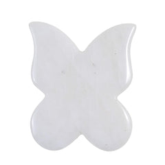 Natural White Stone Butterfly Gua Sha | Facial Guasha Massage Tools - yuelf
