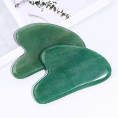 Natural Green Aventurine Gua Sha - Face & Eye Guasha Massager - yuelf