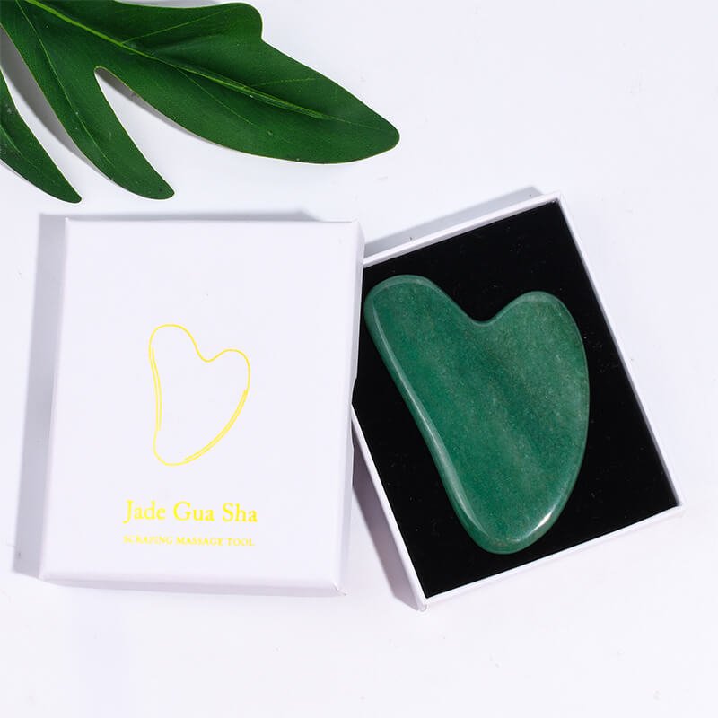 Natural Green Aventurine Gua Sha - Face & Eye Guasha Massager - yuelf