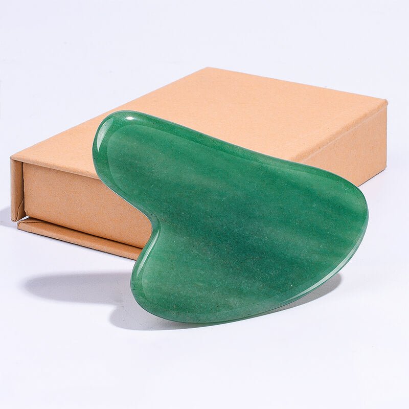 Natural Green Aventurine Gua Sha - Face & Eye Guasha Massager - yuelf