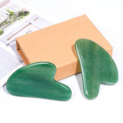 Natural Green Aventurine Gua Sha - Face & Eye Guasha Massager - yuelf