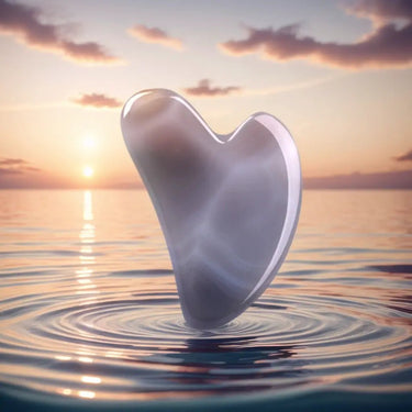 Natural Grey Agate Gua Sha Massager | Face Guasha Tools - yuelf