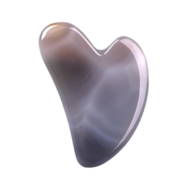 Natural Grey Agate Gua Sha Massager | Face Guasha Tools - yuelf
