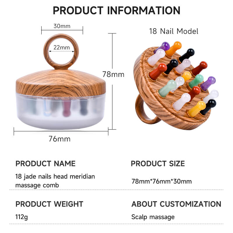 High Quality Head Massage Tools | Crystal Head Massager - yuelf