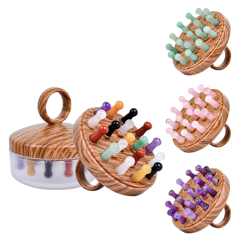 High Quality Head Massage Tools | Crystal Head Massager - yuelf