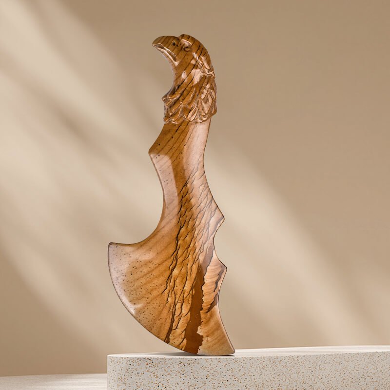 Picture Stone Knife Gua Sha Tool | High - Quality Back Gua Sha Massager - yuelf